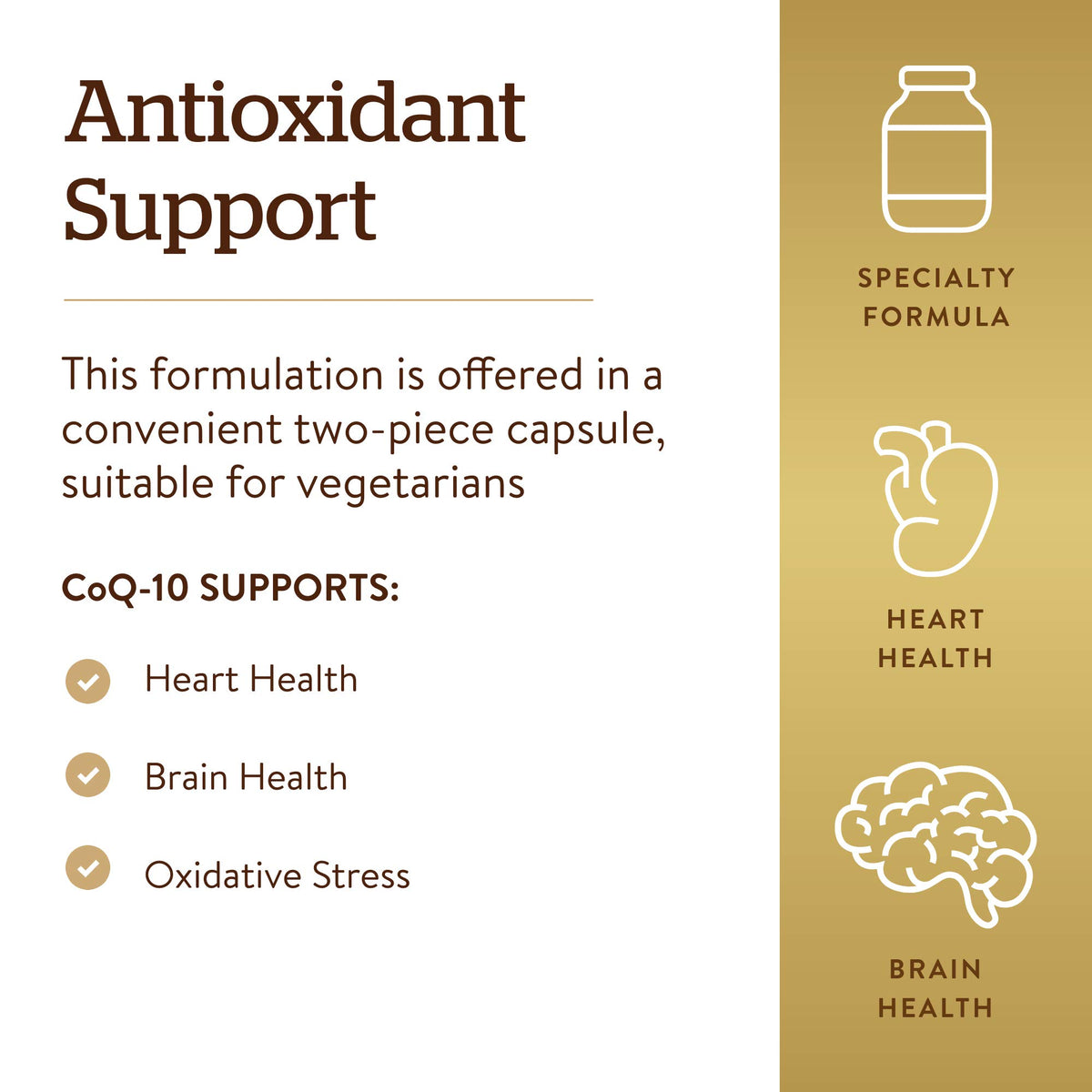 Solgar Vegetarian CoQ-10 200 mg Heart Healthy - 30 Capsules - image 4