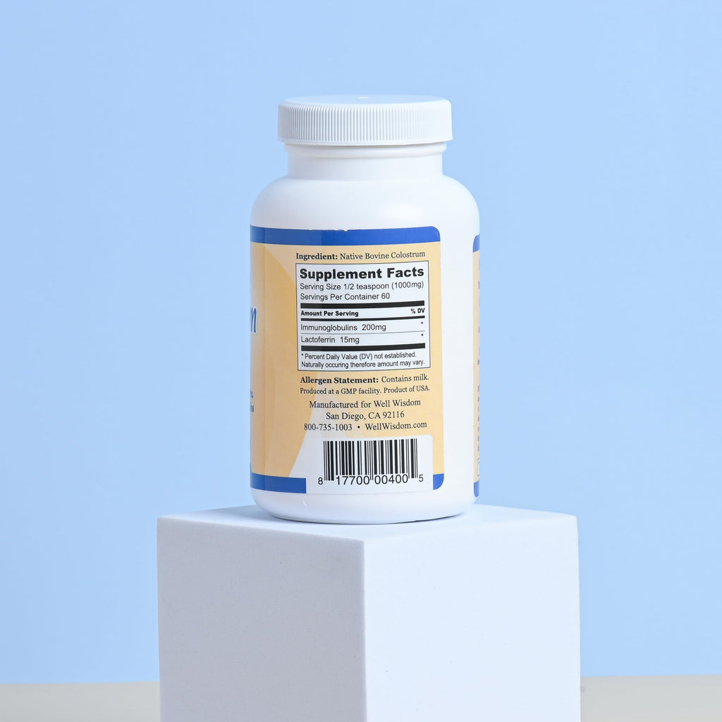 Well Wisdom Proteins Bioactive Colostrum Powder Grass-Fed - 60g - image 8