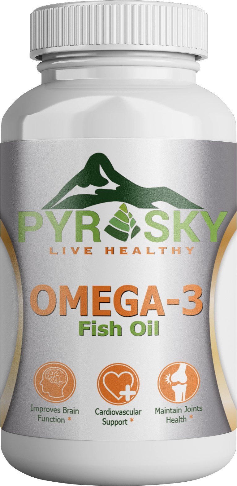 Pyrasky Nutrition Fish Oil Omega-3 Heart Health - 60 Softgels