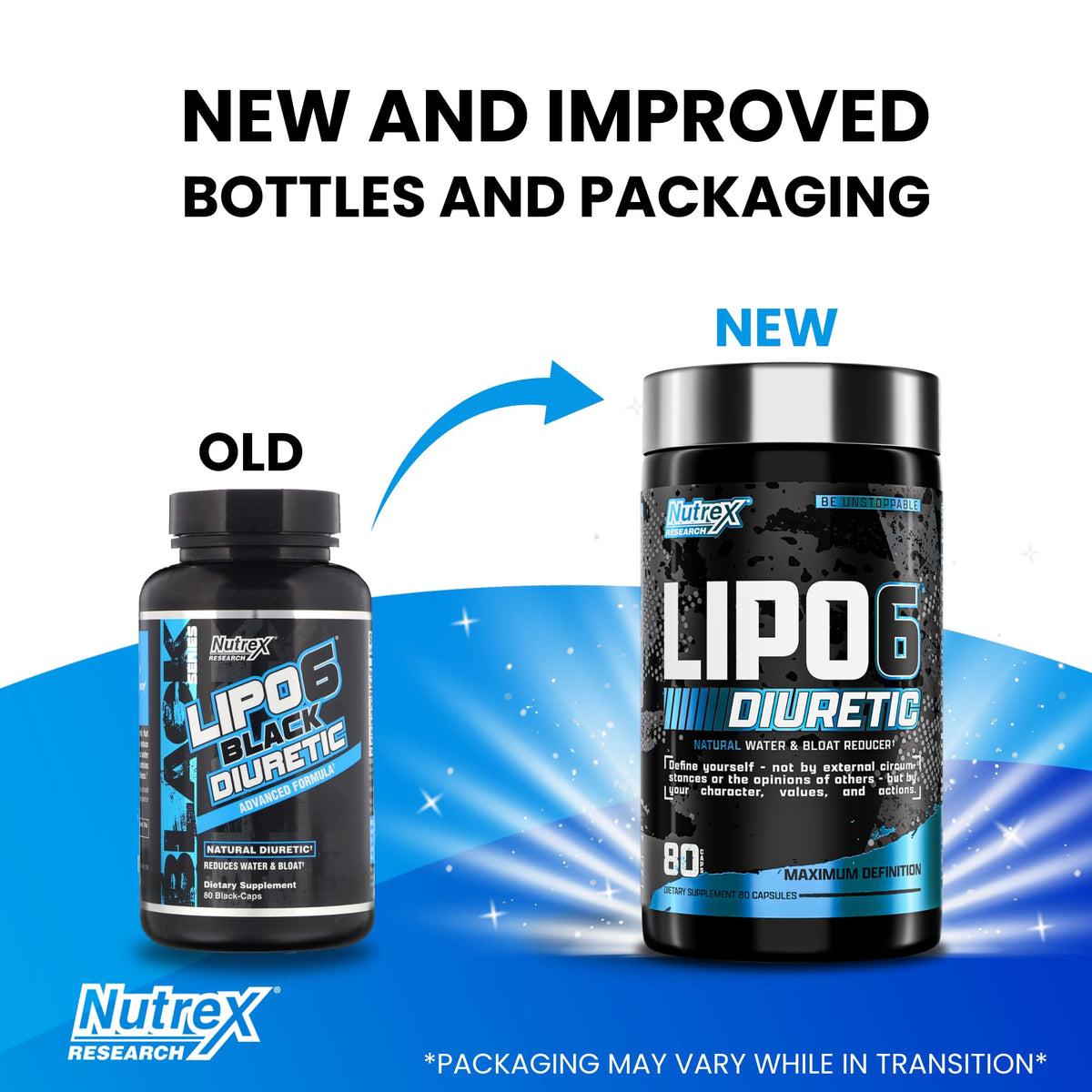 Nutrex Research Lipo 6 Diuretic Water Pills Bloat Relief - 80 Capsules - image 2