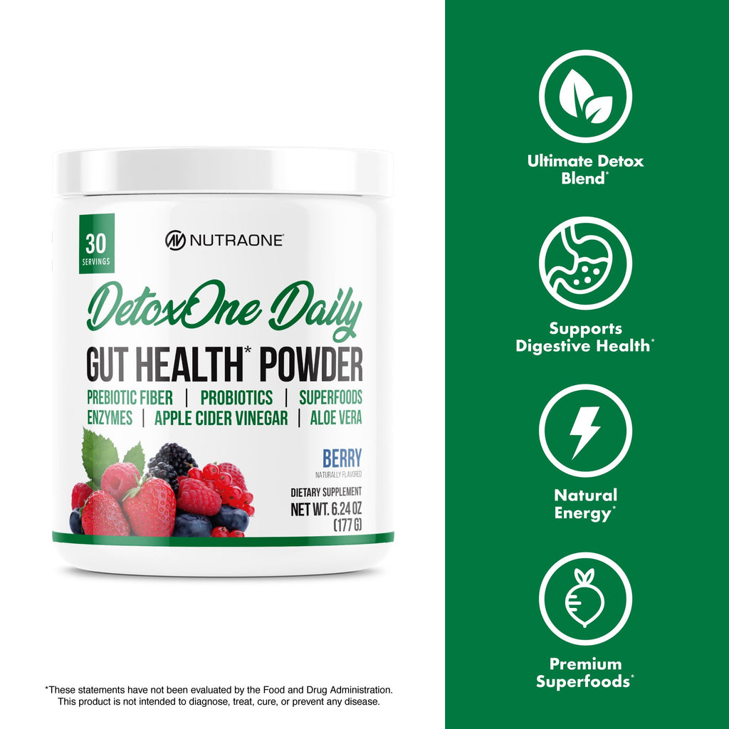 NutraOne DetoxOne Daily Gut Health Powder - image 4
