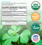 PURE CO Organic Fenugreek Capsules for Lactation Support - 60 Vegan Capsules - image 5