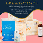 TAUT Discovery Marine Collagen Drink, 16 Bottles, 5 Face Masks