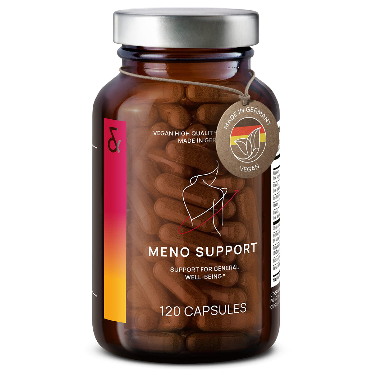 CLAV Meno Balance Menopause Complex with Wild Yam & Red Clover - 120 Capsules