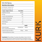 Kurk Vegan Vitamin D3 K2 Spray for Everyday Wellness - 1 Fl Oz - image 9