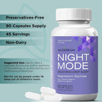 MuseBeam Magnesium Glycinate with Melatonin & L-Theanine, 90 Capsules