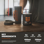 MTN OPS Yeti Pre-Workout Powder Energy Drink with Creatine