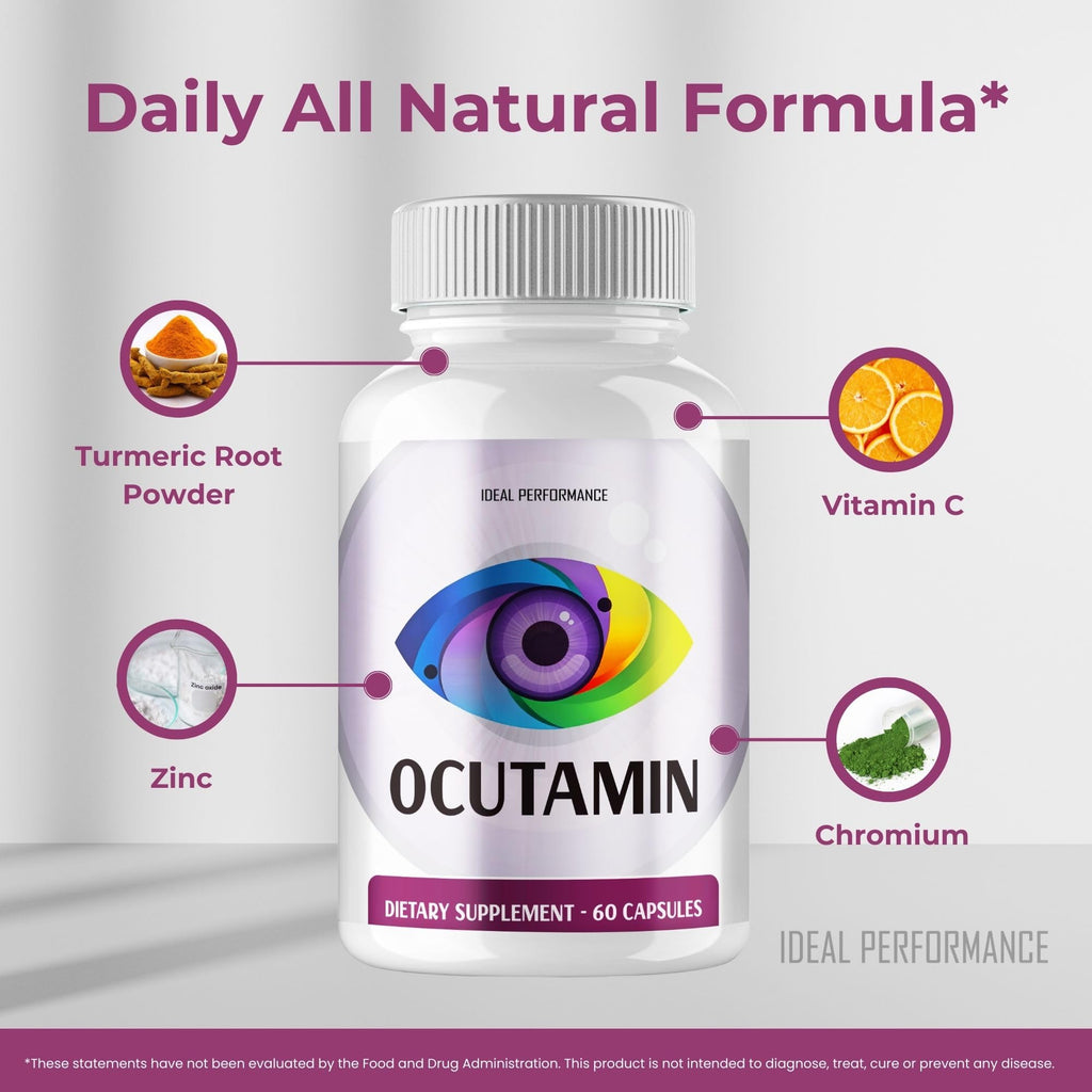 IDEAL PERFORMANCE Ocutamin Vision Pills Supplement - 60 Capsules - image 6