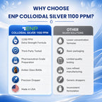 ENP Colloidal Silver Liquid 1100 ppm Mineral Supplement - 4 fl oz - image 7
