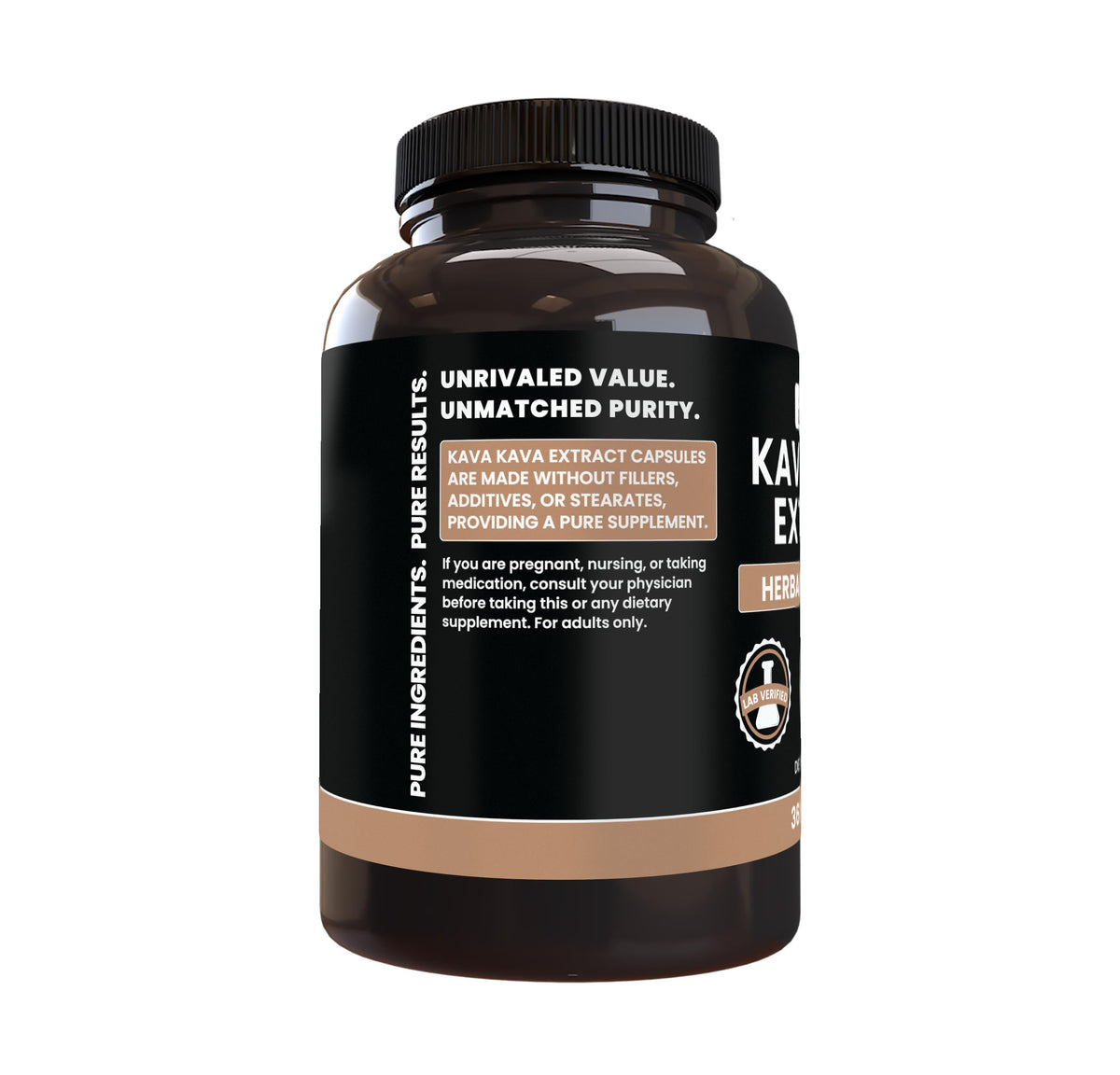 PURE ORIGINAL INGREDIENTS Kava Kava - 365 Capsules - image 3