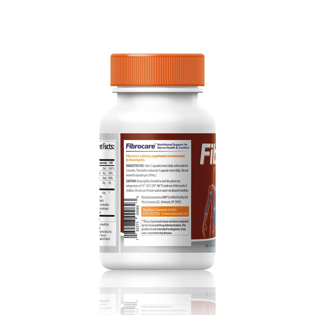 Vita Sciences FibroCare Daily Nerve Support Supplement - 60 Capsules - image 7