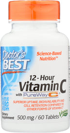 Doctor's BEST Sustained Release Vitamin C with Pureway-C - 60 Tablets