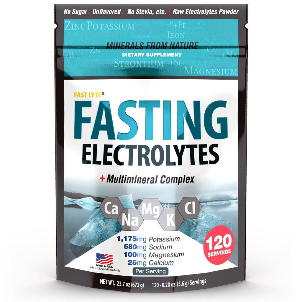Fast Lyte Fasting Electrolyte Supplement Powder - 23.7 oz
