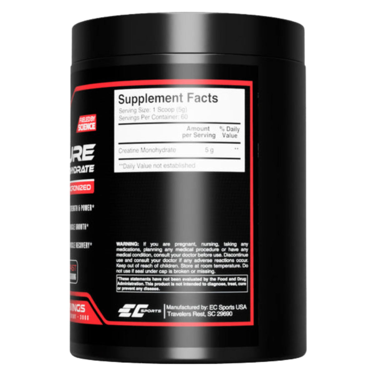 Earth's Creation Creatine 100% Pure Powder - 30 Servings - image 2