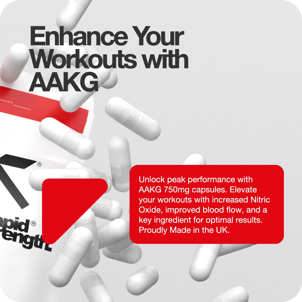 Rapid Strength L-Arginine AAKG 500mg Capsules - 120 Capsules - image 3