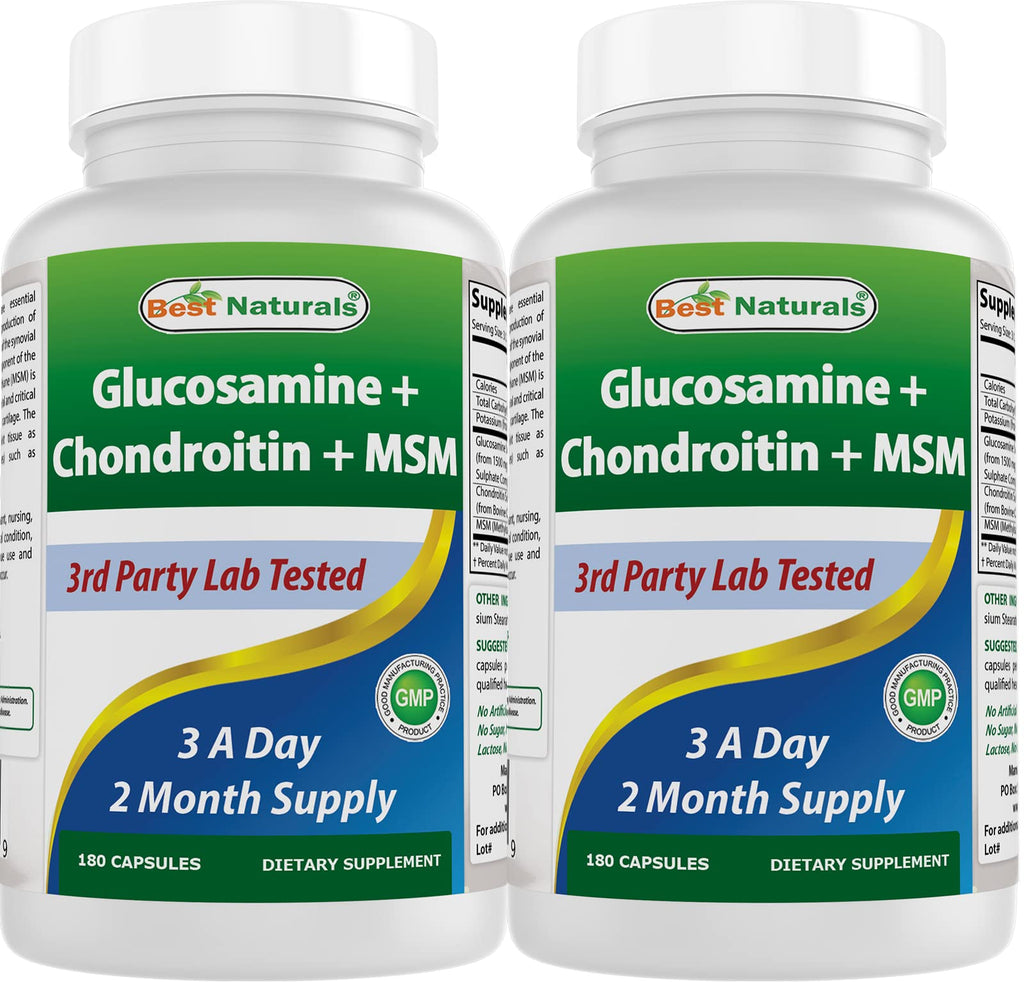 Best Naturals, Glucosamine Chondroitin and MSM Joint Supplements