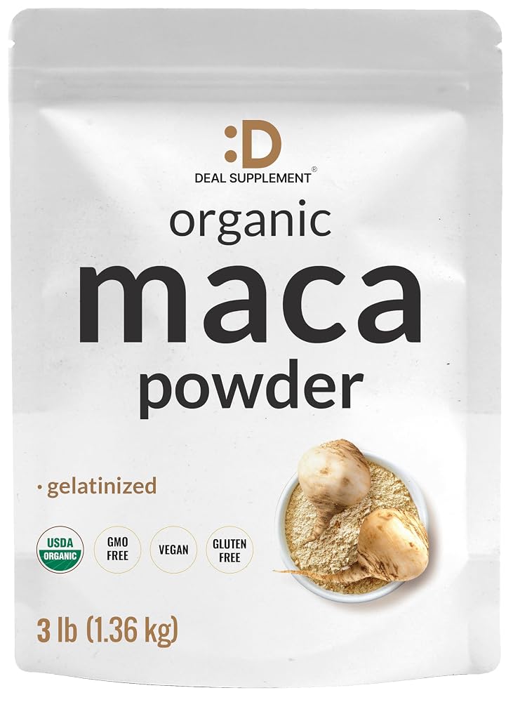 DEAL SUPPLEMENT Organic Peruvian Maca Root Powder - 3lbs
