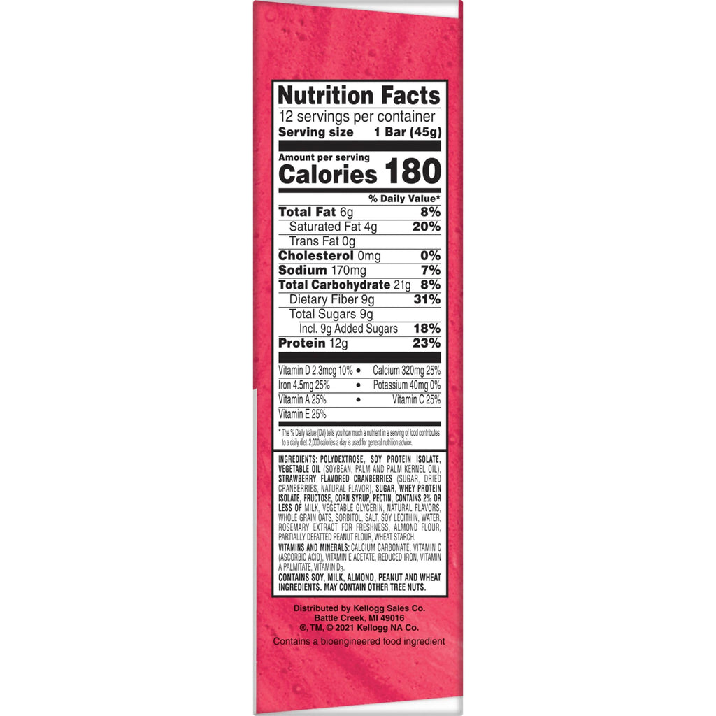 Kellogg's Special K Strawberry Protein Bars 12g - 12 Count - image 3