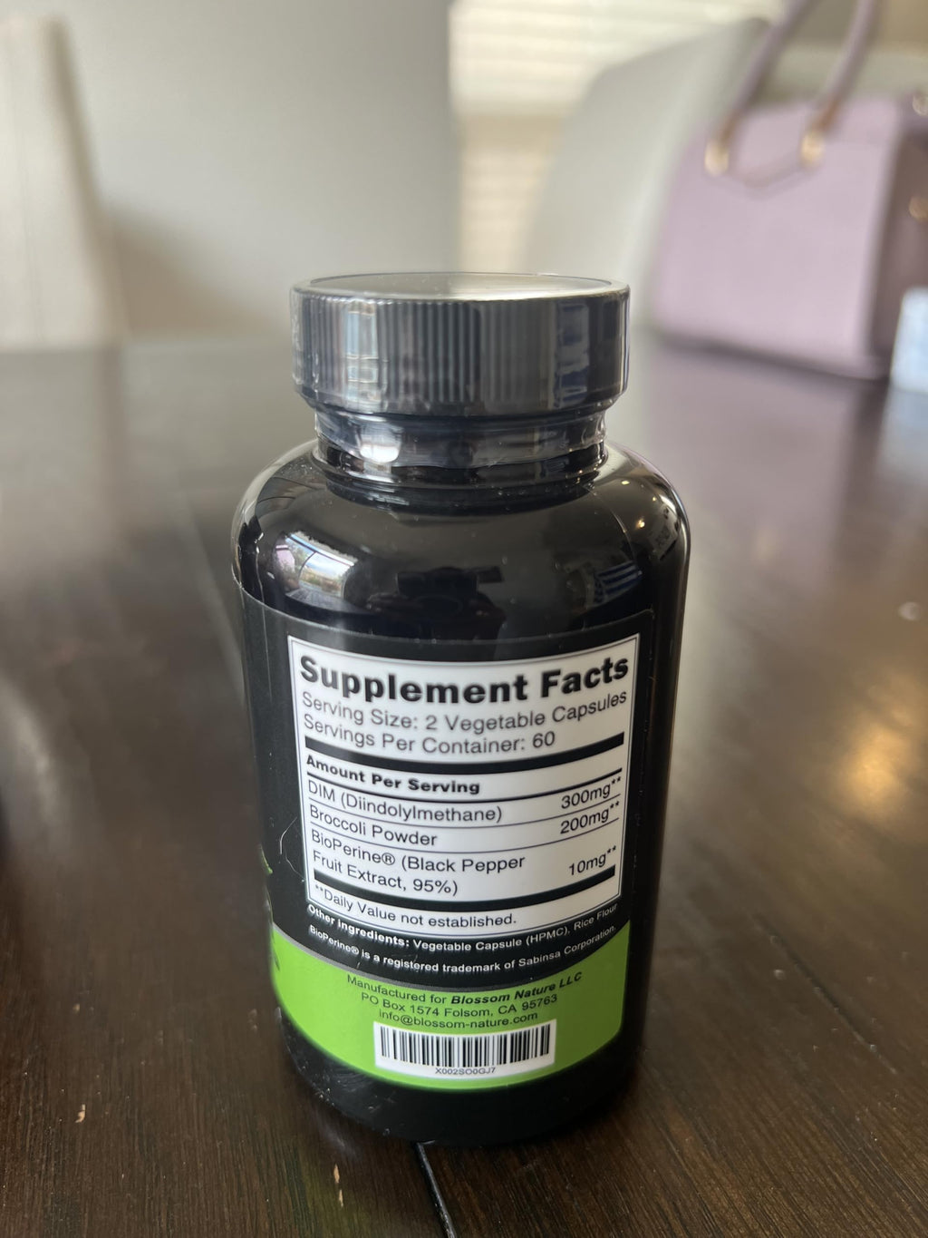 Blossom Nature DIM Supplement 300mg Hormone Balance - 120 Capsules - image 5