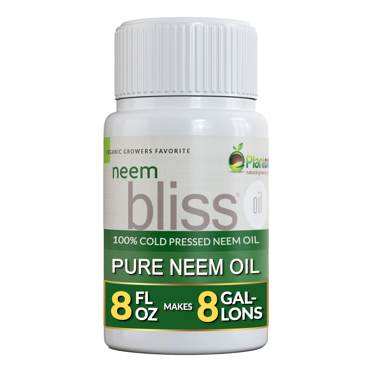 plantonix Neem Bliss - Pure Neem Oil Concentrate - 100% Cold Pressed