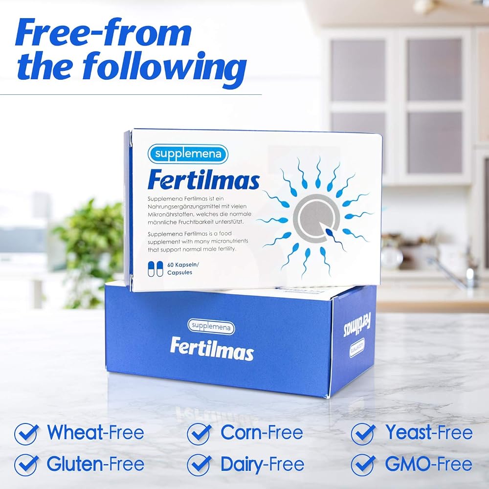 Supplemena Fertilmas Male Fertility Supplement - 60 Vegetarian Capsules - image 4