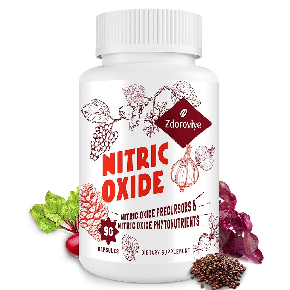Zdoroviye Nitric Oxide Supplement for Men - 90 Capsules