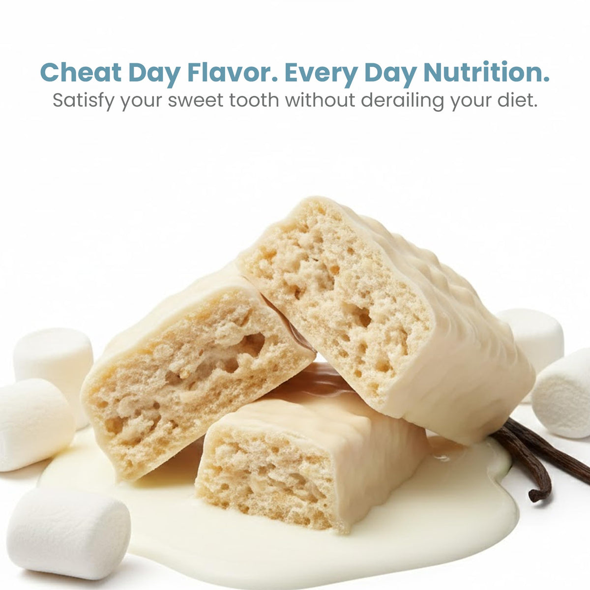 ProtiWise Fluffy Vanilla High Protein Bars - 14 Count - image 3