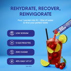 GoHydrate Instant Hydration Powder Packets - Low Sodium Electrolytes