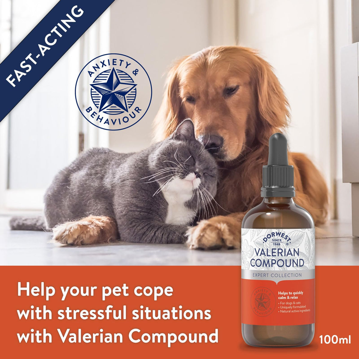 Dorwest Herbs Organic Valerian Compound for Dogs and Cats - 100 ml - image 4