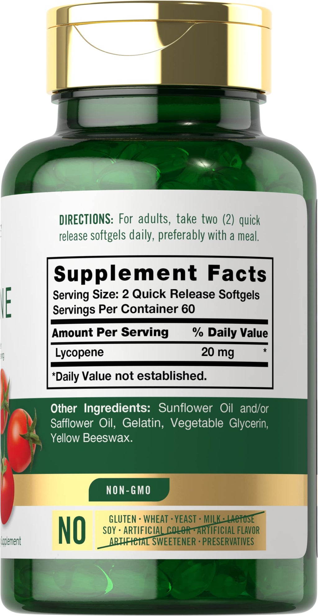 Carlyle Lycopene 20mg - 120 Softgels - image 2