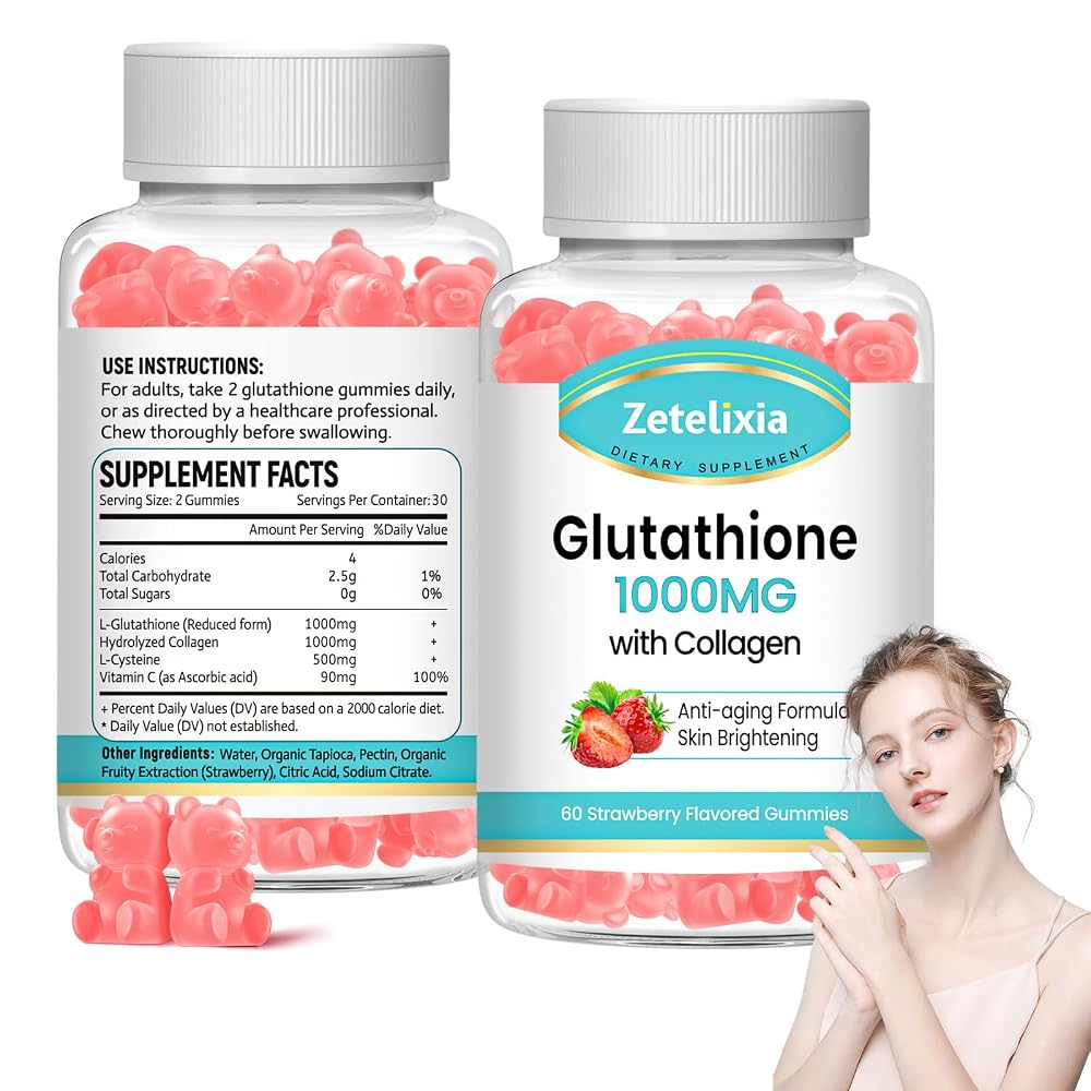 Zetelixia Glutathione Collagen Gummies Mix