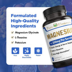 Pure Organic Elements Magnesium Glycinate with Potassium & L-Theanine - image 3