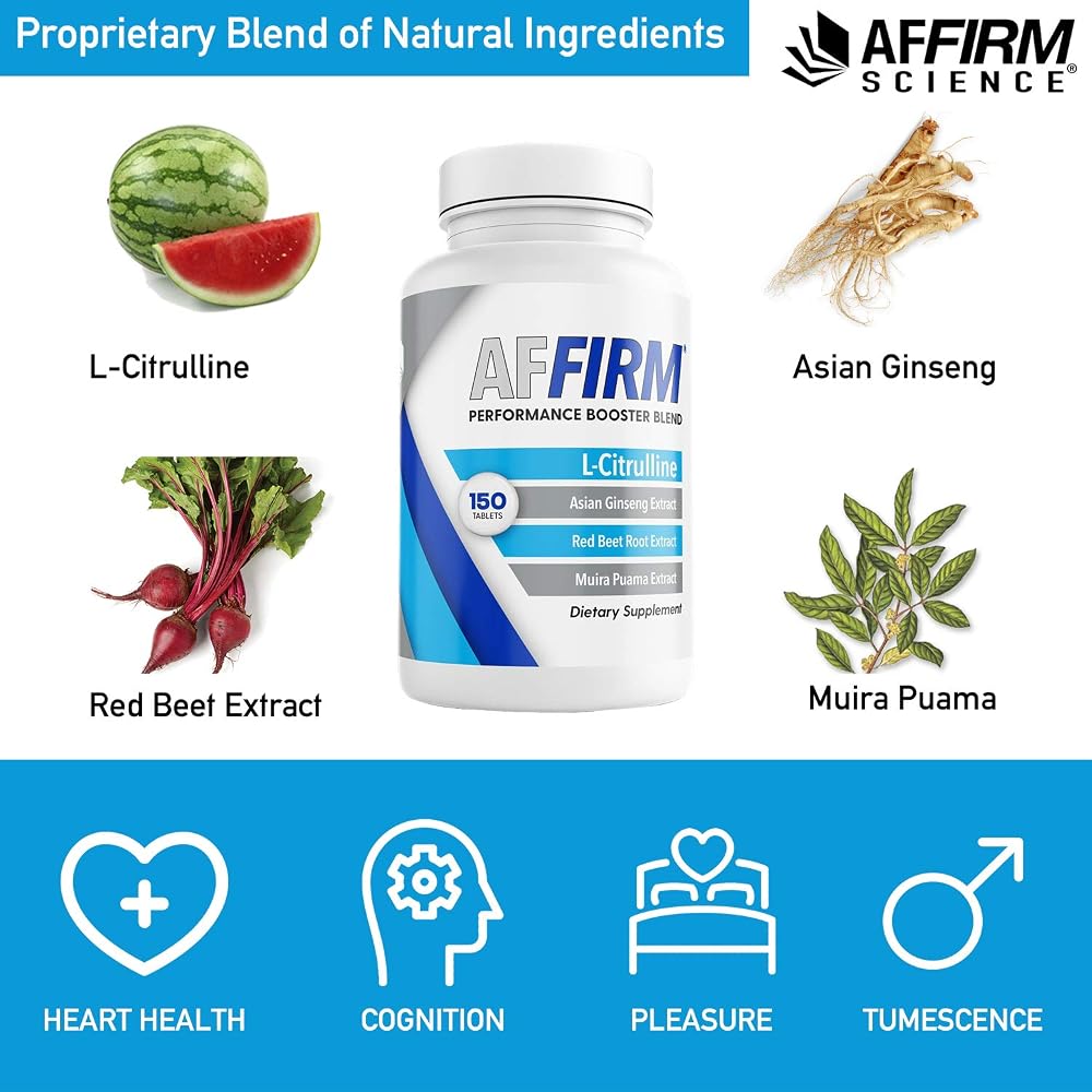 Affirm Science L-Citrulline Nitric Oxide Booster - 60 Tablets - image 5