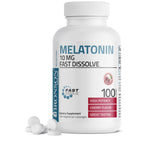 Bronson Melatonin 10mg Fast Dissolve Cherry Flavored Tablets