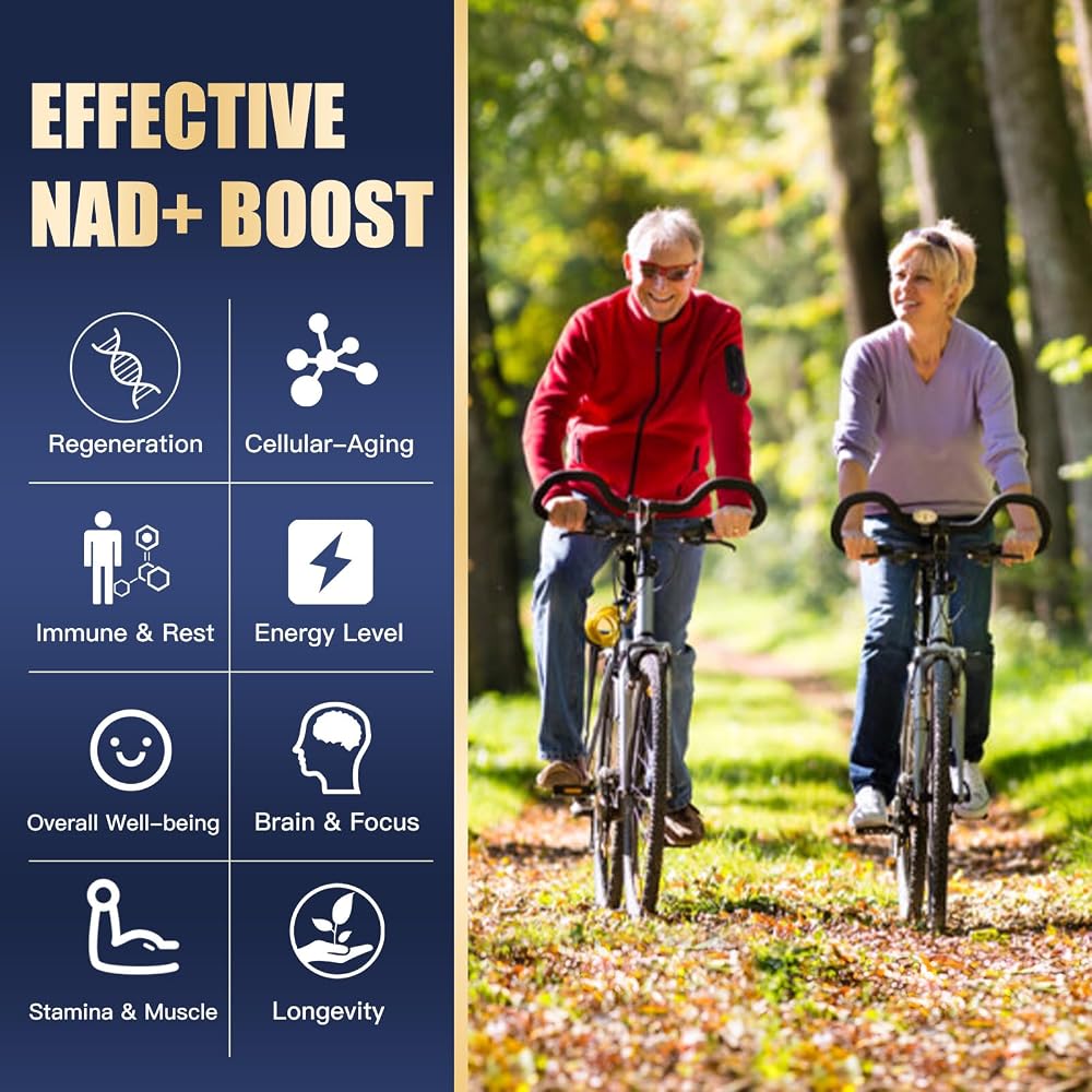VPKIN NAD+ Supplement 1500mg with Resveratrol - 120 Capsules - image 5