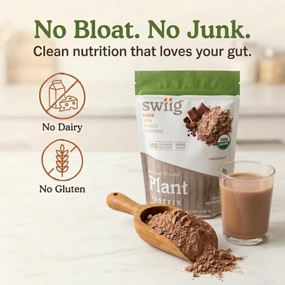 swiig Organic Ancient Grains, Plant Protein