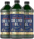 Carlyle Norwegian Cod Liver Oil - 16 fl oz (Pack of 3)