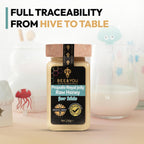 Bee and You Royal Jelly Raw Honey for Kids Immune Support - 6.7 oz - image 5