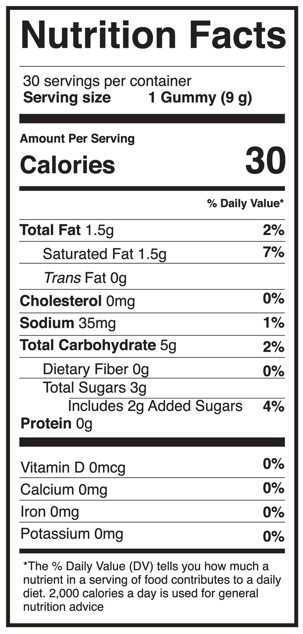 C60 Power Gummies, 1 Box of Tart Cherry - 99.99% Pure, Sublimated