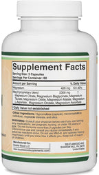 Double Wood Magnesium Complex 8 Forms 426 mg - 180 Capsules - image 3