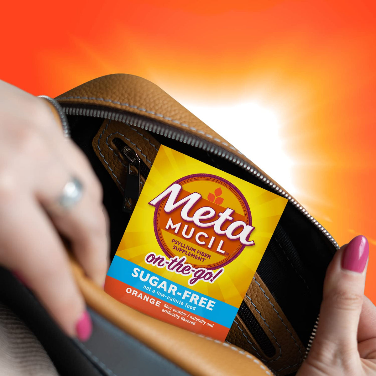Metamucil On-The-Go Psyllium Husk Fiber Supplement - 60 Packets - image 3