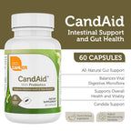 Zahler CandAid Cleanse Probiotic Digestive Health Supplement - 60 Capsules - image 2