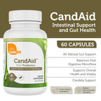 Zahler CandAid Cleanse Probiotic Digestive Health Supplement - 60 Capsules - image 2