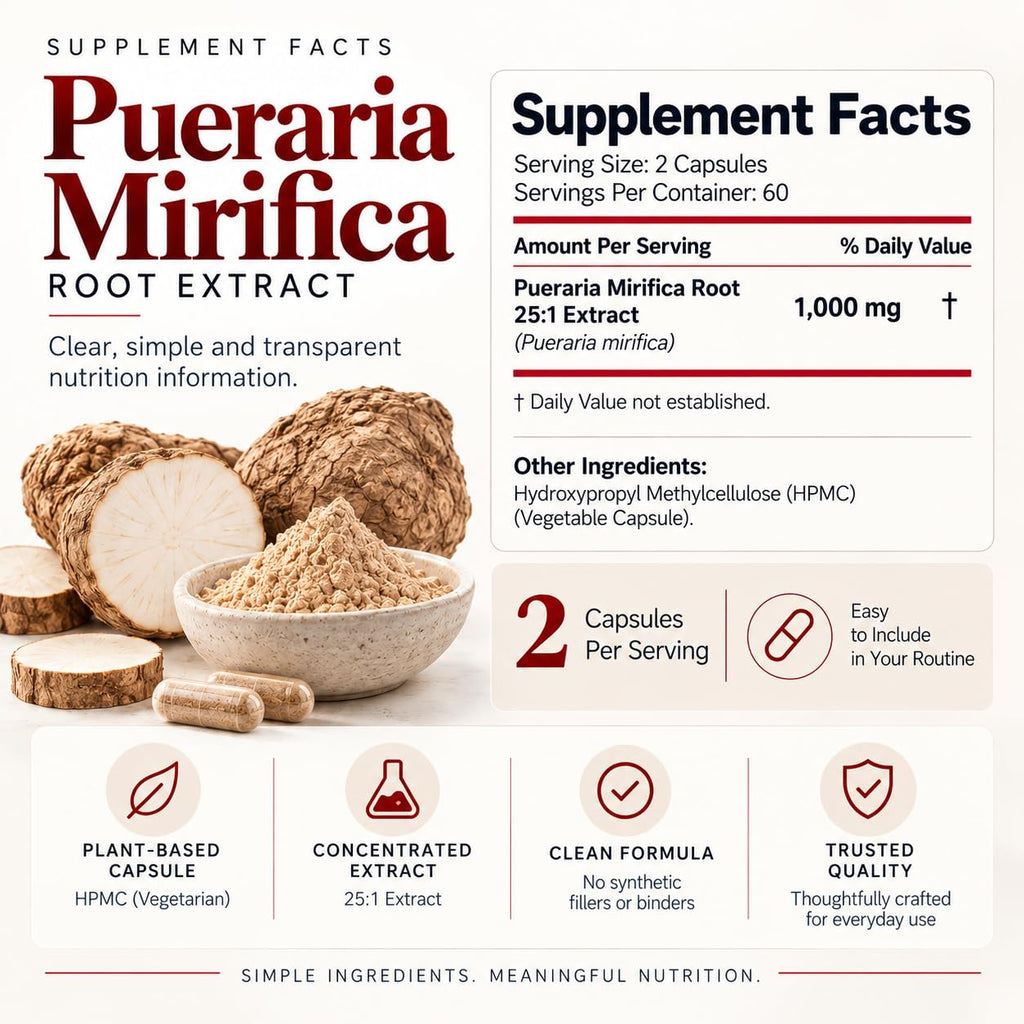 AMALTH Pueraria Mirifica 1000 mg - 120 Capsules - image 7