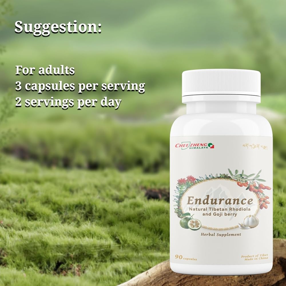 Generic Rhodiola and Goji Berry Daily Supplement Energy Support - 90 Capsules - image 5