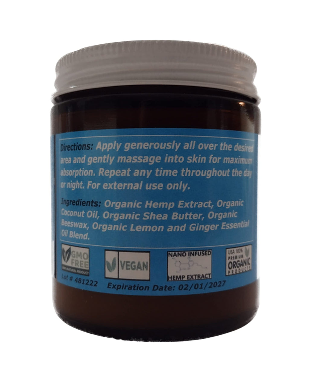 Rocky Ridge Hemp 2000MG Organic Salve - 4 Fl Oz - image 2