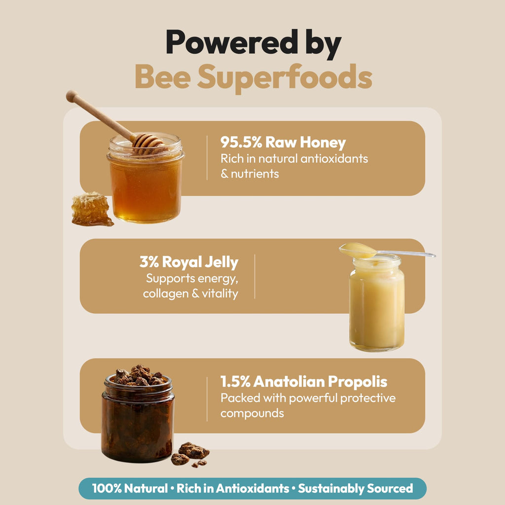 Bee and You Royal Jelly Raw Honey Immune Support - 6.7 oz - image 7