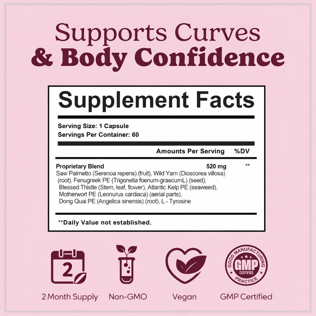 Pretty Privates Booty Boost Butt Enhancer Supplement - 60 Capsules - image 3
