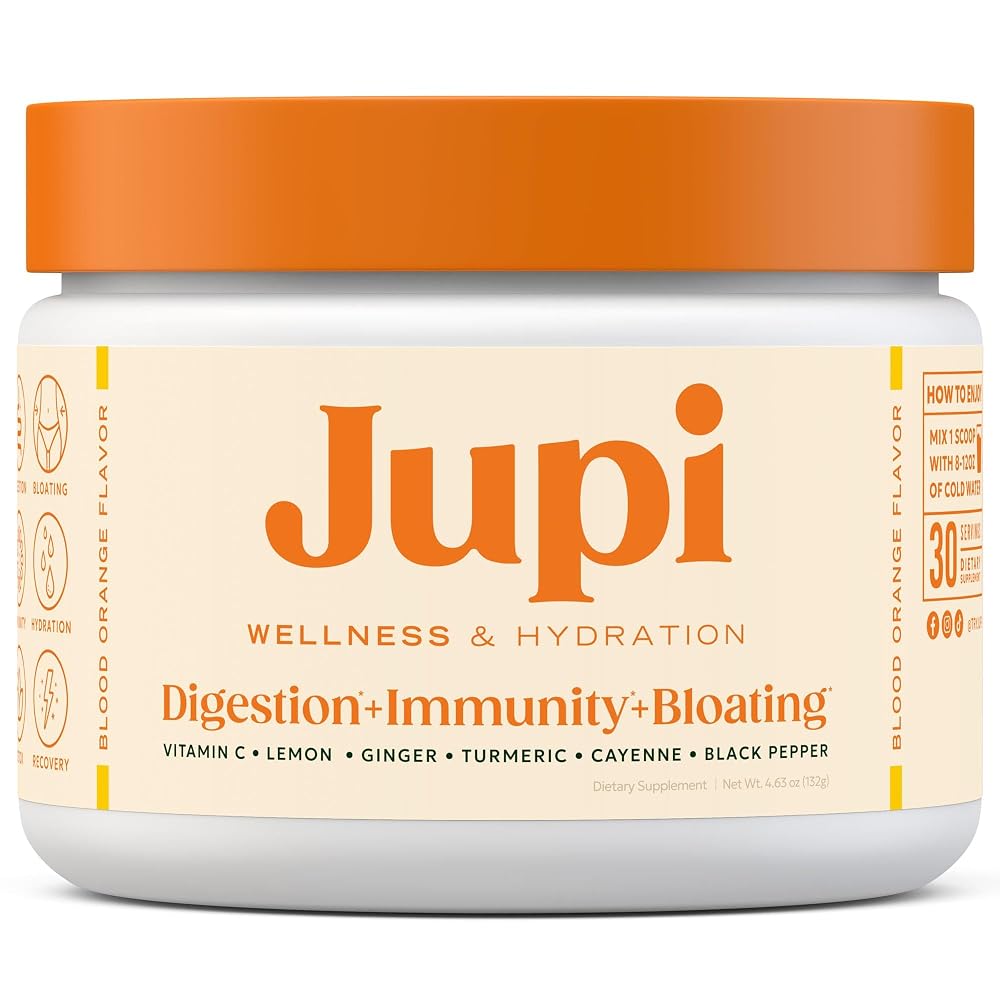 Jupi Hydration & Wellness Powder Turmeric Ginger Citrus - 30 Servings