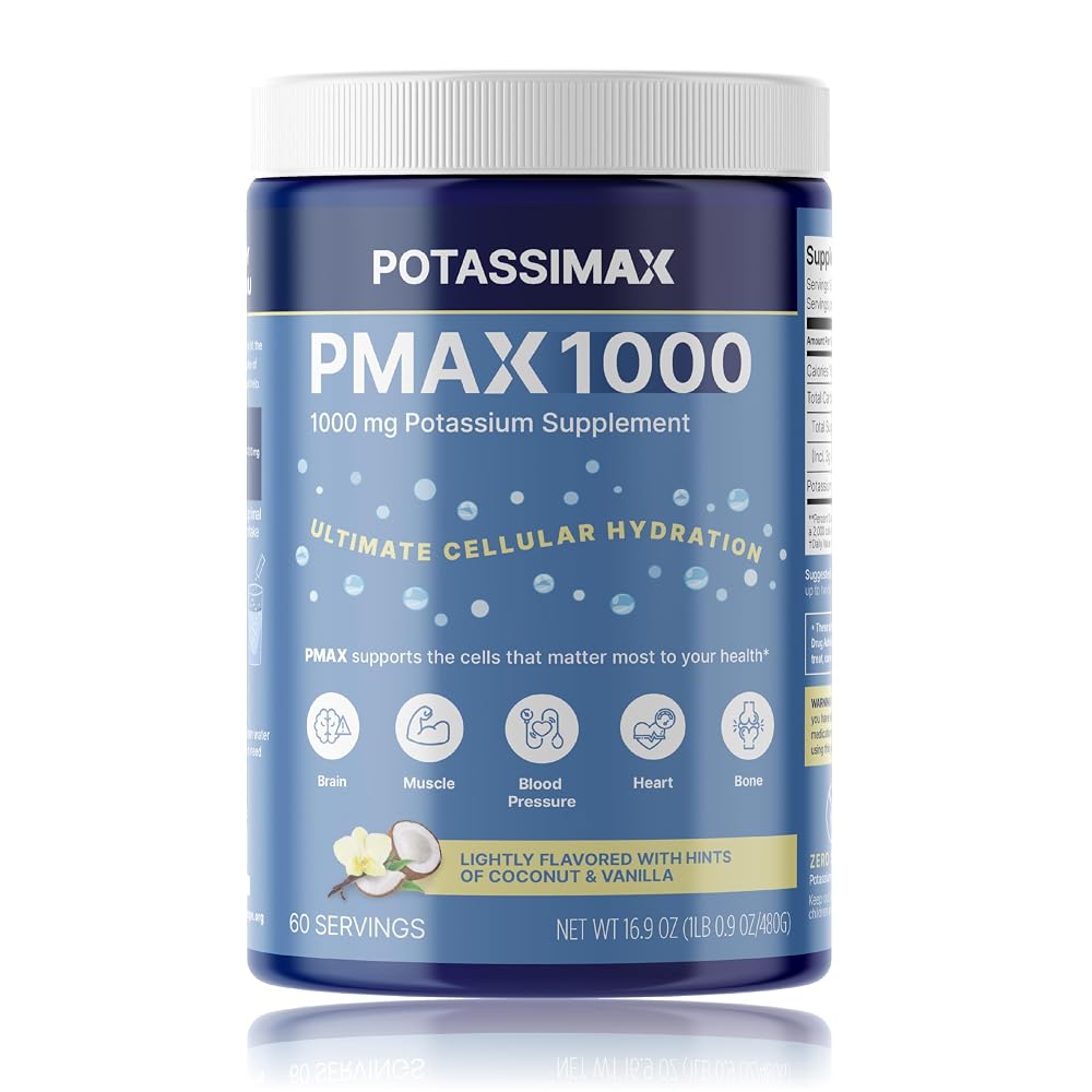 PotassiMax PMAX1000 Potassium Supplement Powder 1000mg